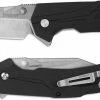 Kershaw Knives Kershaw Drivetrain 8655 - Rescue Knife - Stonewash D2 Clip Point - Black GFN - SpeedSafe Assist - Flipper Folder