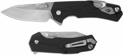 Kershaw Knives Kershaw Drivetrain 8655 - Rescue Knife - Stonewash D2 Clip Point - Black GFN - SpeedSafe Assist - Flipper Folder
