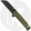 QSP Knives QSP Penguin Plus QS130XL-B - Black Stonewash 20CV - Bronze Stonewash Ti - Flipper Folder