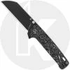 QSP Knives QSP Penguin Plus QS130XL-D2 - Black Stonewash 20CV - Aluminum Foil CF / Bead Blast Ti - Flipper Folder -SMKW store QS130XL D2 open