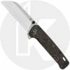 QSP Knives QSP Penguin Plus QS130XL-E1 - Satin 20CV - Copper Foil CF / Black Stonewash Ti - Flipper Folder -SMKW store QS130XL E1 open