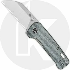 QSP Knives QSP Penguin Mini QS130XS-B - Satin 14C28N - Denim Micarta - Liner Lock Knife