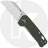 QSP Knives QSP Penguin Mini QS130XS-C - Satin 14C28N - Green Micarta - Liner Lock Knife -SMKW store QS130XS C open