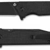 QSP Knives QSP Mamba V2 QS111-G2 - Black Stonewash D2 Clip Point - Black Micarta - Liner Lock Flipper Folder -SMKW store QSP 111G2