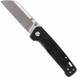 QSP Knives QSP Penguin Knife QS130-E - 2 Tone Satin D2 Sheepfoot - G10 With Carbon Fiber Overlay - Liner Lock Folder
