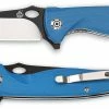 QSP Knives QSP Gavial Knife QS126-A - Black / Satin D2 Clip Point - Blue G10 - Liner Lock Flipper Folder 2 QSP Knives QSP Gavial Knife QS126-A - Black / Satin D2 Clip Point - Blue G10 - Liner Lock Flipper Folder -SMKW store QSP QS126A