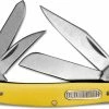 Schrade Knives Schrade Old Timer 44OTY Workmate Pocket Knife Smooth Yellow Synthetic -SMKW store SC 44OTY