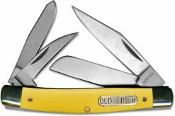 Schrade Knives Schrade Old Timer 44OTY Workmate Pocket Knife Smooth Yellow Synthetic