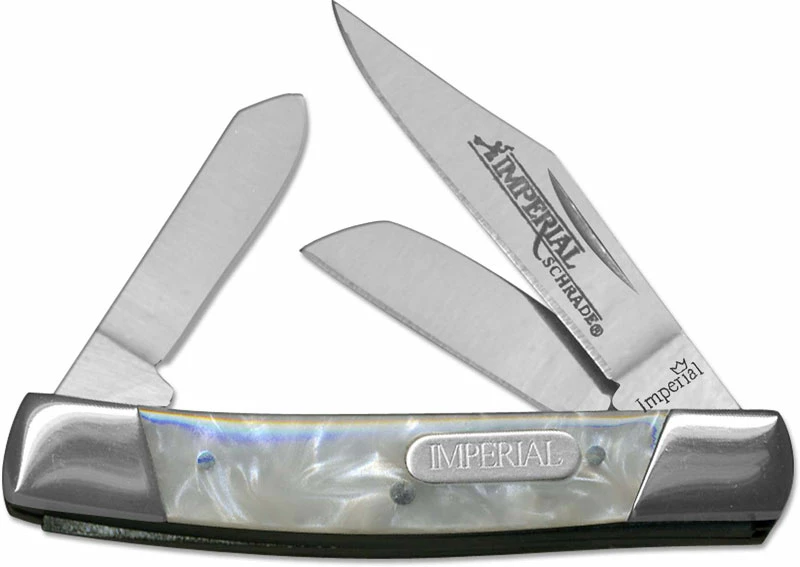 Schrade Knives Schrade Imperial Small Stockman, Cracked Ice, SC-IMP14 3 Schrade Knives Schrade Imperial Small Stockman, Cracked Ice, SC-IMP14