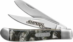 Schrade Knives Schrade Imperial Mini Trapper, Olive Swirl, SC-IMP17T