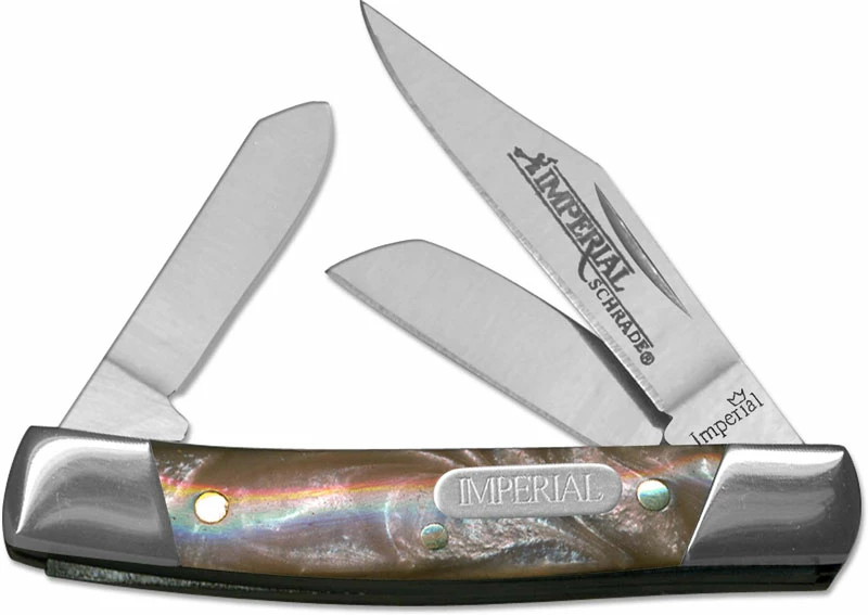 Schrade Knives Schrade Imperial Small Stockman, Pink Swirl, SC-IMP18PS 3 Schrade Knives Schrade Imperial Small Stockman, Pink Swirl, SC-IMP18PS