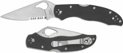 Byrd Knives Spyderco Byrd Harrier 2 Knife BY01GPS2 - Value Priced EDC - Part Serrated - Black G10 - Lock Back Folder 8 Byrd Knives Spyderco Byrd Harrier 2 Knife BY01GPS2 - Value Priced EDC - Part Serrated - Black G10 - Lock Back Folder -SMKW store SP BY01GPS2