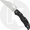 Byrd Knives Spyderco Byrd Harrier 2 Wharncliffe BY01PBKWC2 - Plain Edge - Black FRN
