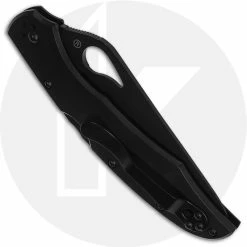 Byrd Knives Spyderco Cara Cara 2 SS, Black Part Serrated, SP-BY03BKPS2 -SMKW store SP BY03BKPS2 CLOSED BACK