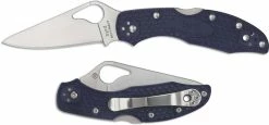 Byrd Knives Spyderco Byrd Meadowlark 2 BY04PBL2 Knife Value Price EDC Lock Back Folder Blue FRN 9 Byrd Knives Spyderco Byrd Meadowlark 2 BY04PBL2 Knife Value Price EDC Lock Back Folder Blue FRN -SMKW store SP BY04PBL2