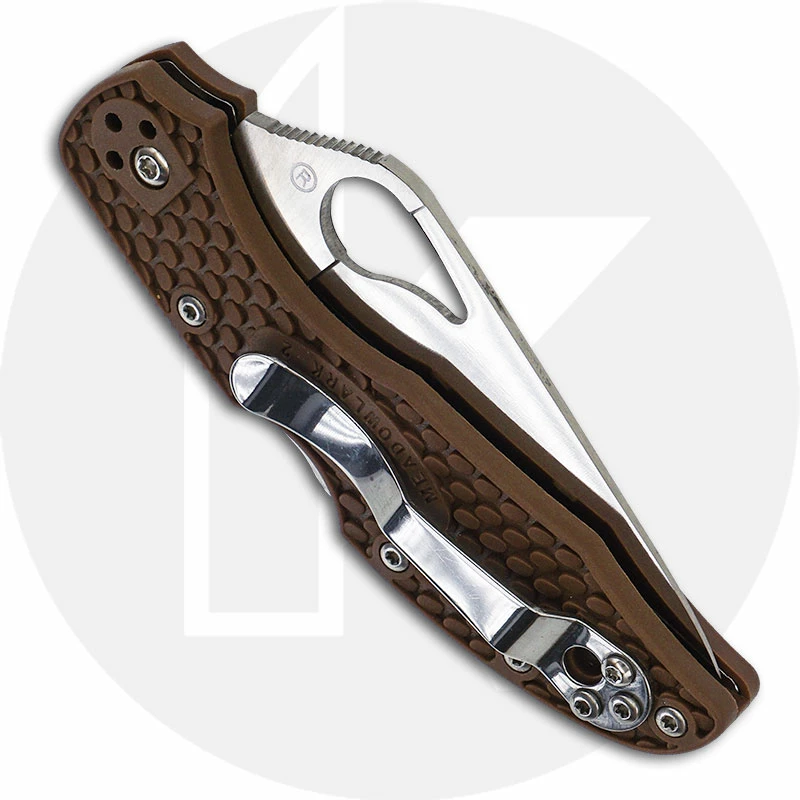 Byrd Knives Spyderco Byrd Meadowlark 2 BY04PBN2 Knife Value Price EDC Lock Back Folder Brown FRN 5 Byrd Knives Spyderco Byrd Meadowlark 2 BY04PBN2 Knife Value Price EDC Lock Back Folder Brown FRN - Image 3