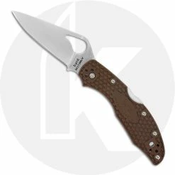Byrd Knives Spyderco Byrd Meadowlark 2 BY04PBN2 Knife Value Price EDC Lock Back Folder Brown FRN