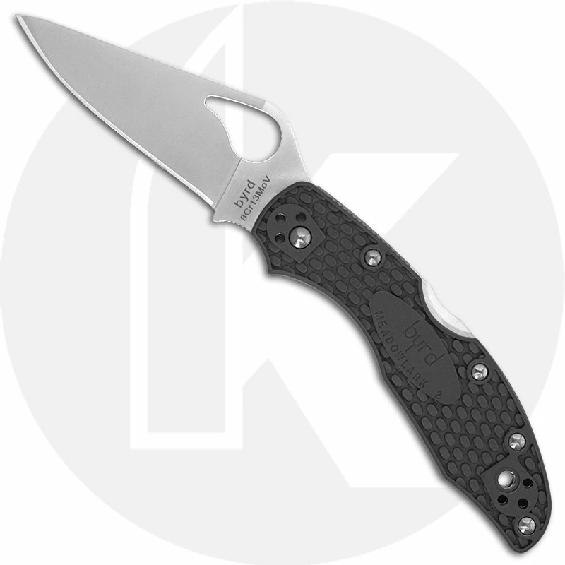 Byrd Knives Spyderco Byrd Meadowlark 2 BY04PGY2 Knife Value Price EDC Lock Back Folder Gray FRN 3 Byrd Knives Spyderco Byrd Meadowlark 2 BY04PGY2 Knife Value Price EDC Lock Back Folder Gray FRN