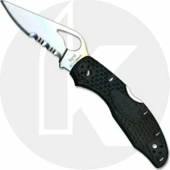 Byrd Knives Spyderco Knives: Spyderco Byrd Meadowlark2 FRN, Serrated, SP-BY04PSBK2
