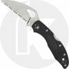 Byrd Knives Spyderco Byrd Meadowlark 2 Wharncliffe BY04SBKWC2 - Serrated - Black FRN -SMKW store SP BY04SBKWC2 1