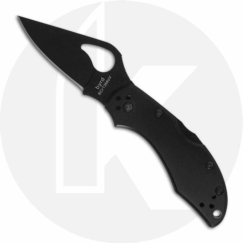 Byrd Knives Spyderco Robin 2 SS, Black, SP-BY10BKP2 3 Byrd Knives Spyderco Robin 2 SS, Black, SP-BY10BKP2