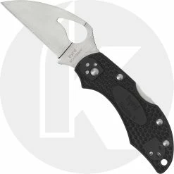 Byrd Knives Spyderco Byrd Robin 2 Wharncliffe BY10PBKWC2 - Plain Edge - Black FRN