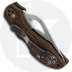 Byrd Knives Spyderco Byrd Robin 2 BY10PBN2 Knife Value Price EDC Lock Back Folder Brown FRN 8 Byrd Knives Spyderco Byrd Robin 2 BY10PBN2 Knife Value Price EDC Lock Back Folder Brown FRN -SMKW store SP BY10PBN2 CLOSED BACK