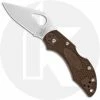 Byrd Knives Spyderco Byrd Robin 2 BY10PBN2 Knife Value Price EDC Lock Back Folder Brown FRN