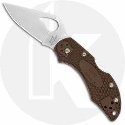 Byrd Knives Spyderco Byrd Robin 2 BY10PBN2 Knife Value Price EDC Lock Back Folder Brown FRN