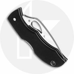 Byrd Knives Spyderco BY12GP2 Starling 2 Knife, 1.95 Inch Blade, Black G10 Handle -SMKW store SP BY12GP2 CLOSED BACK