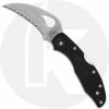 Byrd Knives Spyderco Byrd Hawkbill Knife, SP-BY22SBK -SMKW store SP BY22SBK OPEN FRONT