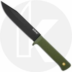 Cold Steel Knives Cold Steel SRK - Black SK-5 Clip Point Fixed Blade - Olive Drab Kray-Ex - 49LCK-ODBK
